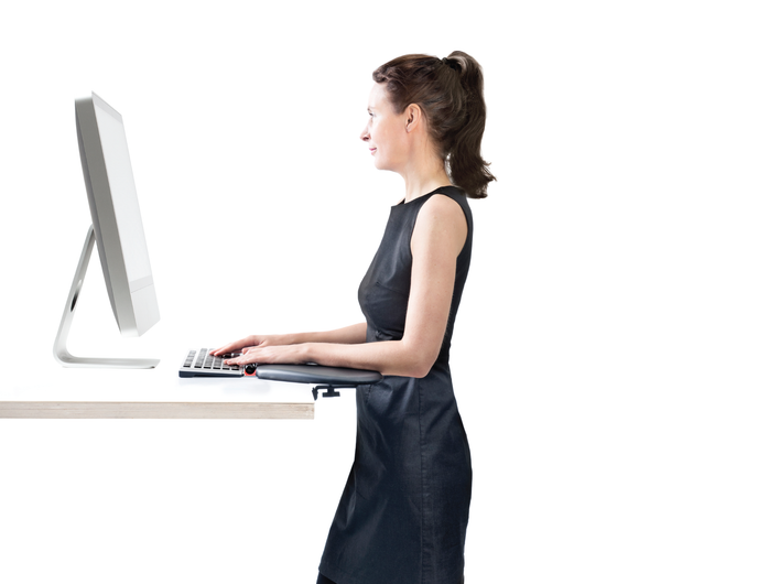 Better posture with a arm support from contour design