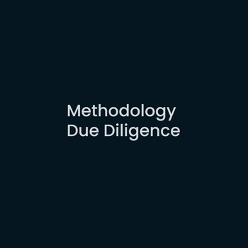 methodology due diligence