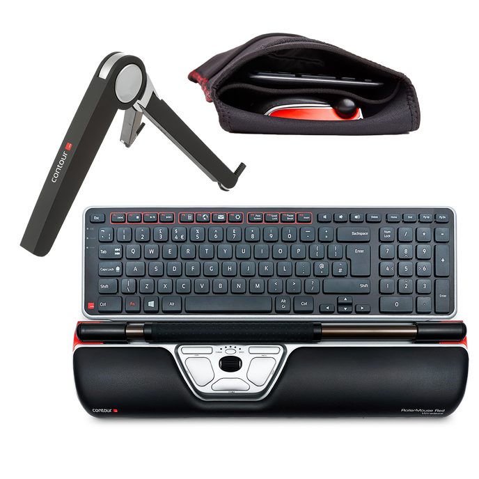 Contour RollerMouse Red - Ergonow